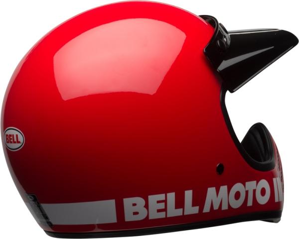 BELL Moto-3 Classic Helm - Glänzend Rot